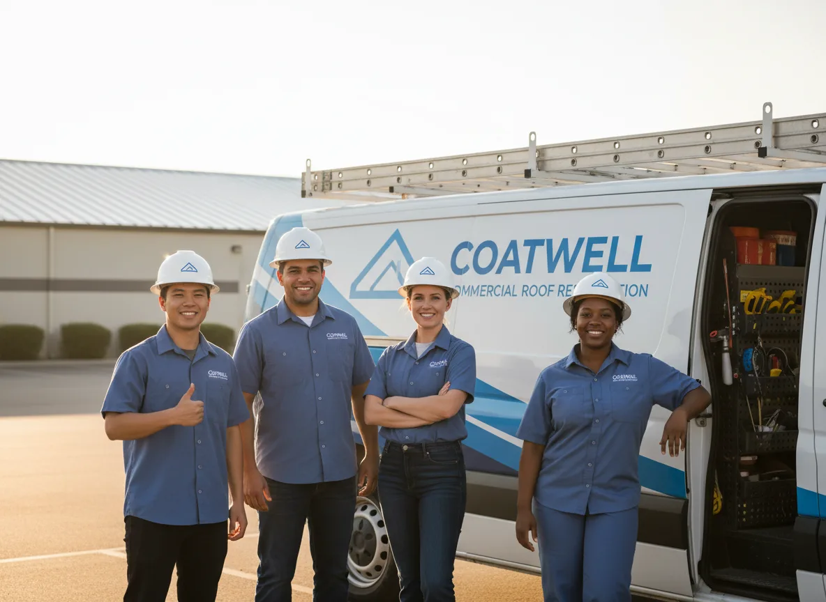 Commercial roof coating company in Moxahala, OH